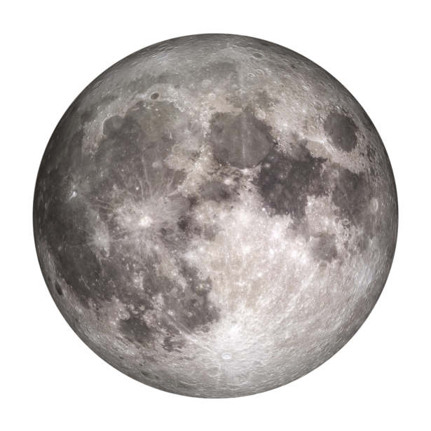 A bright moon.